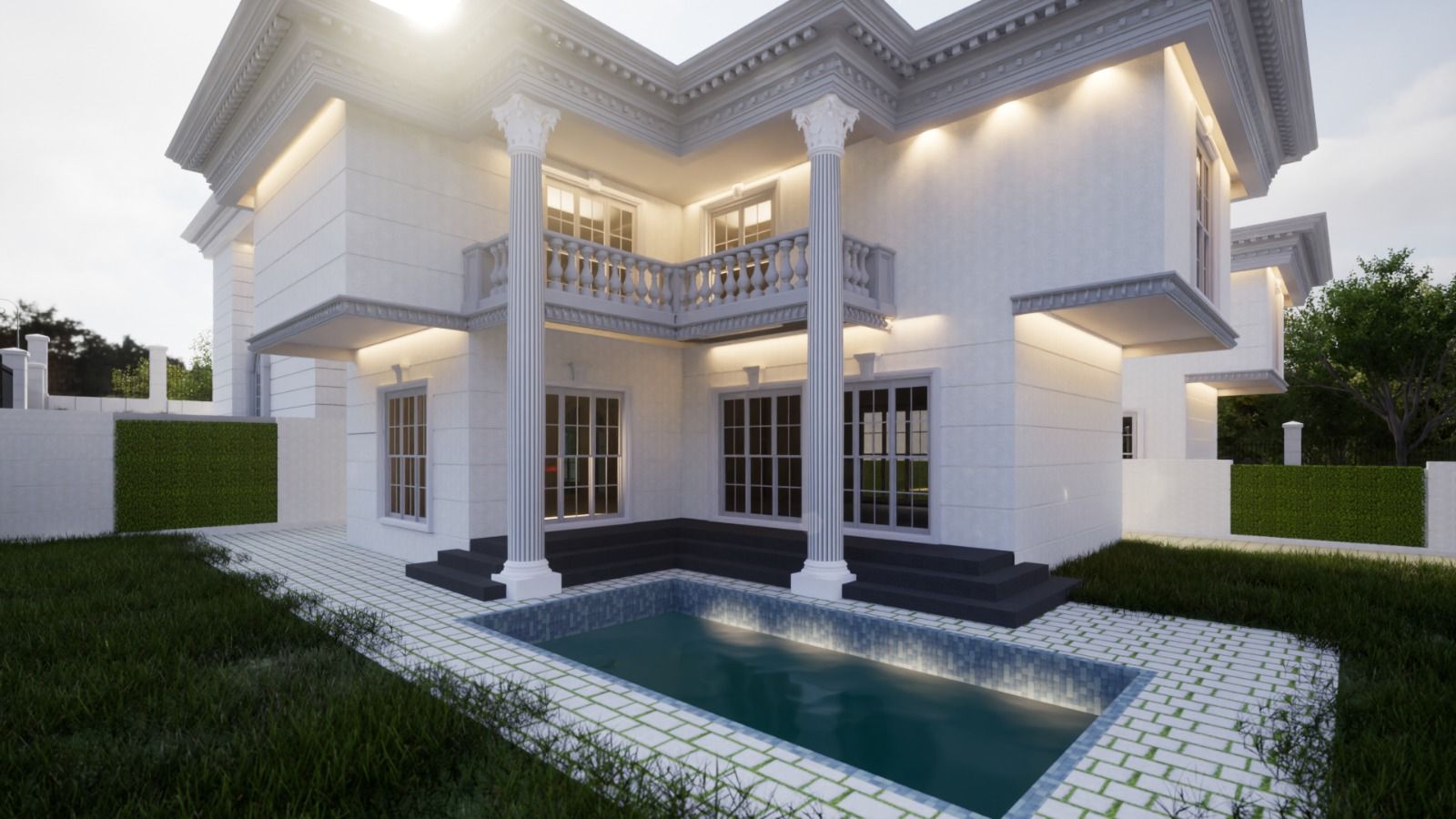 Ultra Lüks Havuzlu Dublex Villa